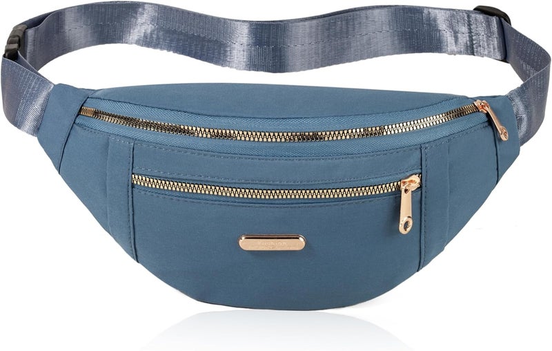 Dorras Fanny Pack Waist Pack for Women, Crossbody Purse Waist Bag for Running Sports Travel - Image 1
